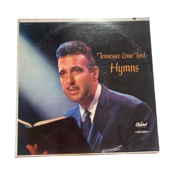 Vintage Tennessee Ernie Ford: Hymns 12 in Vinyl Record/LP-GUC - Picture 1 of 7